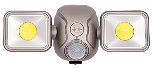 LIGHT IT! By Fulcrum, 35001-101 LED Security Light, Silver, Single Pack