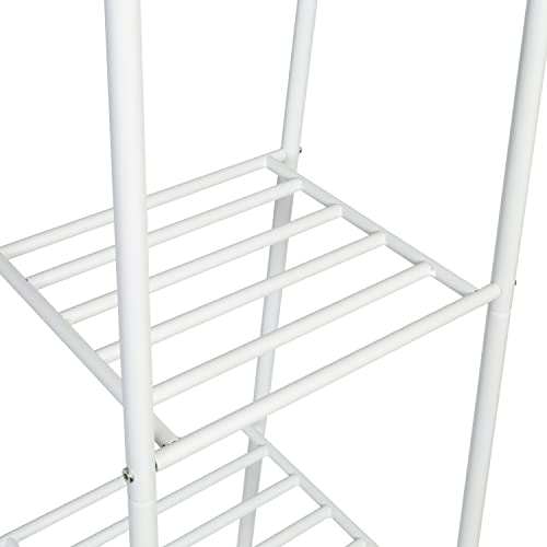 Honey-Can-Do 5-Tier Steel Shelf, White Matte SHF-09060 White