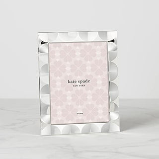 KATE SPADE Silver South Street 8" X 10" Scallop Frame, 1.80 LB