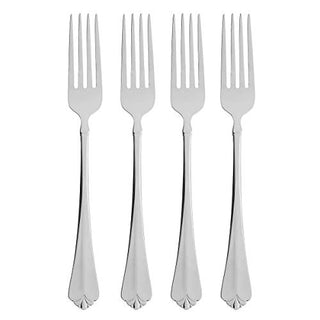 Oneida Juilliard Fine Flatware Dinner Forks, Set of 4, 18/10 Stainless Steel