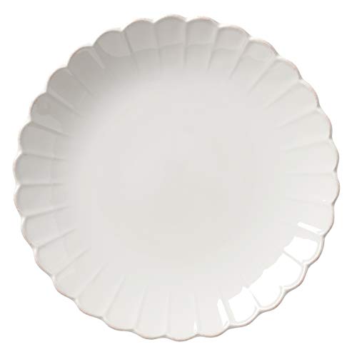Lenox French Perle Scallop Platter, 3.75 LB, White