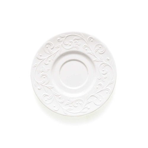 Lenox Opal Innocence Carved Saucer, 0.48 LB, White