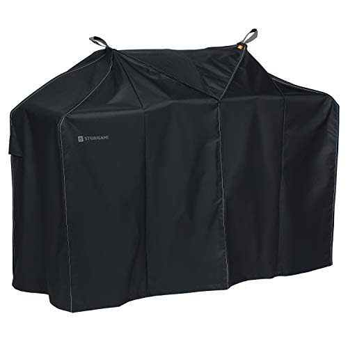 Classic Accessories Storigami Easy Fold Water-Resistant 58 Inch BBQ Grill Cover, Charcoal Black