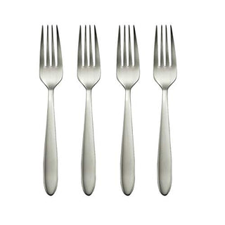 Oneida Mooncrest Dinner Forks, Set of 4 B336004A, Silver, Set of 4, Dinner Forks