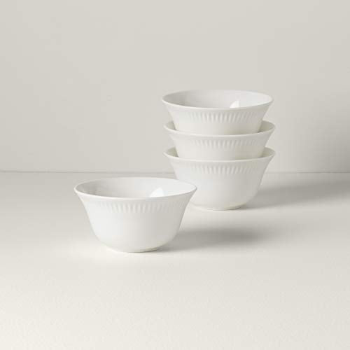 Lenox Profile 4-Piece Small Bowl Set, 2.45 LB, White