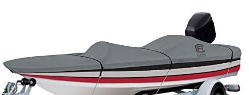 Classic Accessories Lunex Grey RS-1 Boat Cover, Fits Boats 12&
