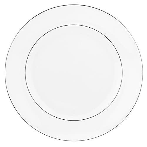 Lenox Continental Dining Platinum Dinner Plate, White