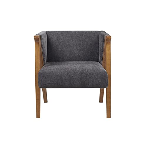 Madison Park Carla Accent Chair with Charcoal Finish MP100-1159