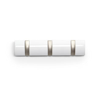 Umbra Flip Wall Mounted Floating Rack – Modern, Sleek, Space-Saving Hanger with Retractable Hooks to Hang Coats