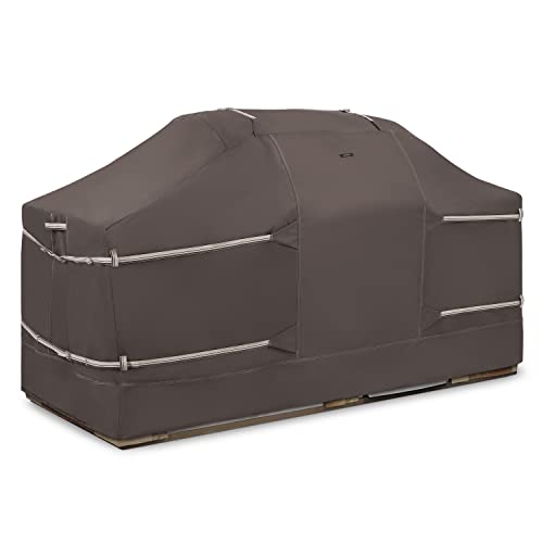 Classic Accessories Ravenna Water-Resistant 86 in. BBQ Grill Cover for Island with Center Grill Head