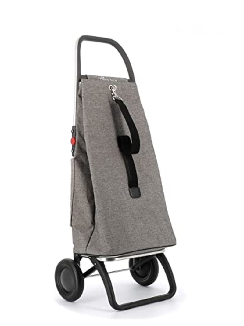 ROLSER EcoSak 2 Wheel Foldable Shopping Trolley - Granite