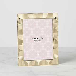 KATE SPADE Gold South Street 8" X 10" Scallop Frame, 1.80 LB