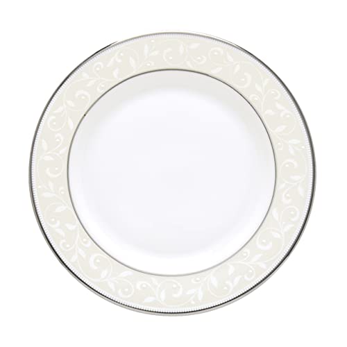 Lenox Opal Innocence Bread Plate, Butter, white