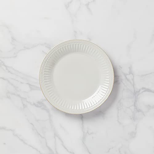 Lenox White French Perle Groove Dinner Plate, 1.85 LB