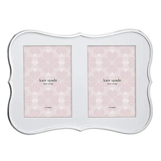Kate Spade Crown Point Double 5" X 7" Frame, 2.60 LB, Metallic
