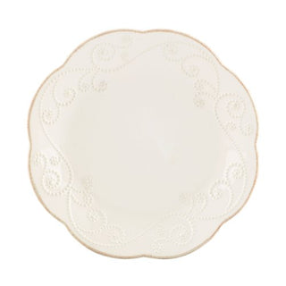 Lenox French Perle Dessert Plates, White, Set of 4