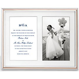Kate Spade Rosy Glow Double 5" X 7" Frame