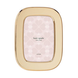 KATE SPADE Gold South Street 4" X 6" Oval Frame, 0.80 LB