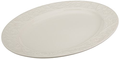 Lenox Opal Innocence Carved Large Oval Platter