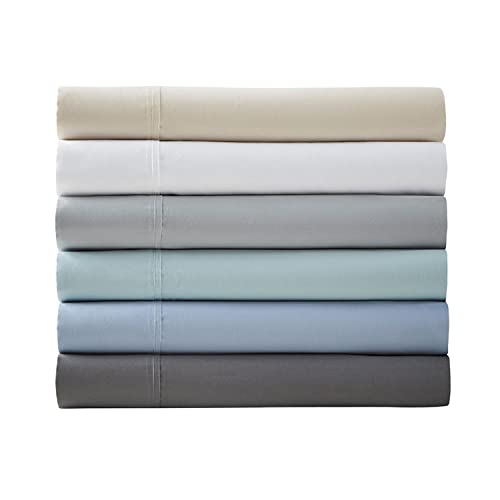 Clean Spaces Denver Polyester Solid 3-Pcs Duvet Set with Gray Finish