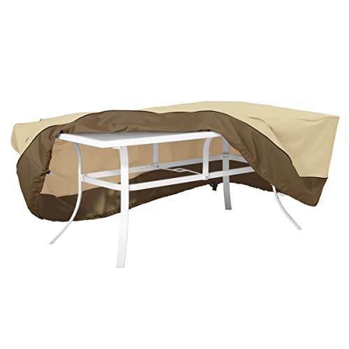 Classic Accessories Veranda Water-Resistant 84 Inch Rectangular/Oval Patio Table Cover, Outdoor Table Cover