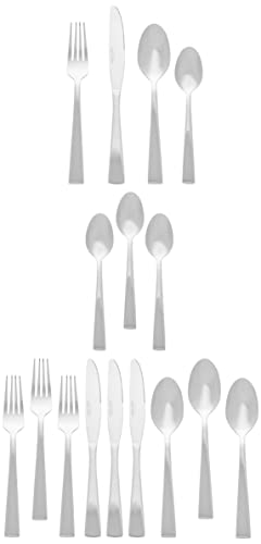 Hampton Forge Catalina Mirror 16Pc Set, 1.65 LB, Metallic