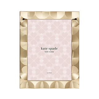 KATE SPADE Gold South Street 8" X 10" Scallop Frame, 1.80 LB