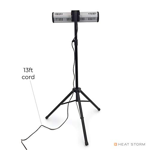 Heat Storm HS-1500-TT Infrared, 7 ft Cord, Tripod + Heater