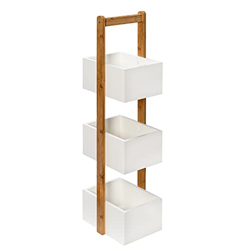 Honey-Can-Do 3-Tier Storage Caddy BTH-08790 Natural, 30 lbs
