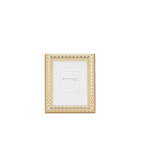 Reed and Barton Gold Watchband Satin 5" X 7" Photo Frame, 5x7