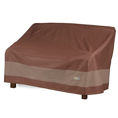 Duck Covers Ultimate Waterproof 51 Inch Patio Bench Cover, Outdoor Bench Cover, Mocha Cappuccino
