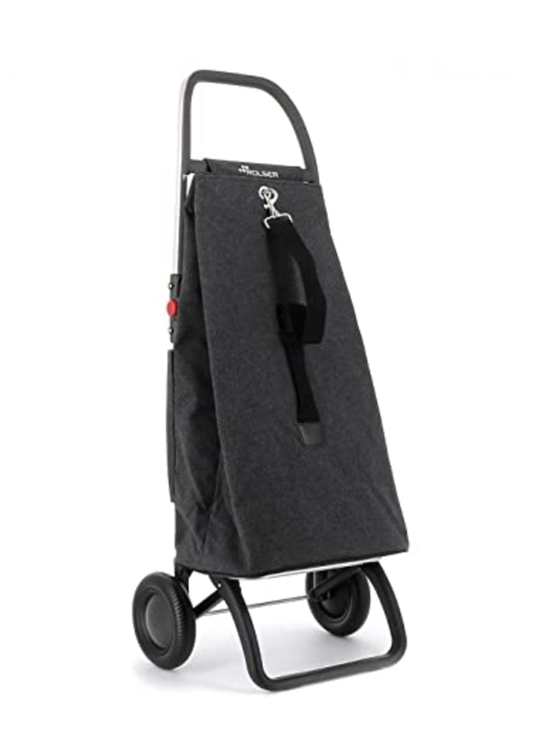 Rolser EcoSak 2 Wheel Foldable Shopping Trolley - Black