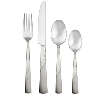 Hampton Forge Highland Frosted 16 Pc Set, 2.45 LB, Metallic