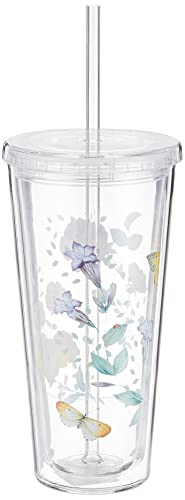 Lenox Butterfly Meadow Tumbler, 1 Count (Pack of 1), Multi