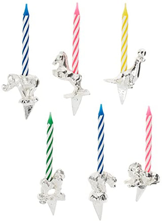 Reed & Barton Let's Celebrate 6Pc Circus Animals Candles, 0.50 LB, Multi by Reed & Barton