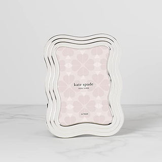 KATE SPADE Silver South Street 5" X 7" Wavy Frame, 1.00 LB