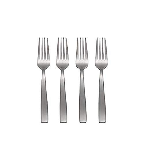 Oneida Everdine Everyday Flatware Dinner Forks, Set of 4, 18/0 Stainless Steel, Silverware Set