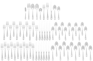 Oneida Satin Garnet Flatware, 65 Piece, Multi