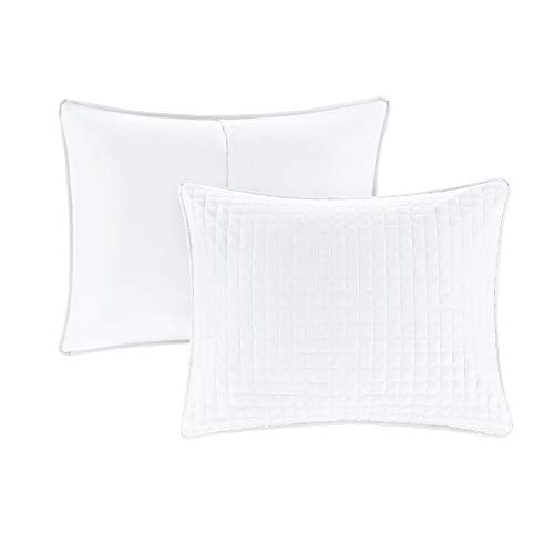 Otto 3 Piece Coverlet Set White Full/Queen