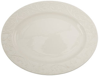 Lenox Opal Innocence Carved Large Oval Platter