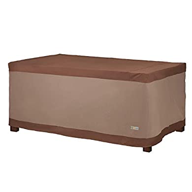 Duck Covers Ultimate Waterproof 47 Inch Rectangular Patio Coffee Table Cover