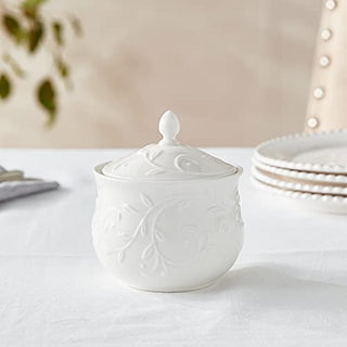 Lenox Opal Innocence Carved Sugar Bowl