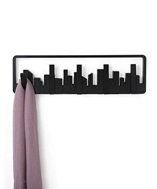 Umbra 318190-040 Skyline Wall-Mount Multi-Hook, Black