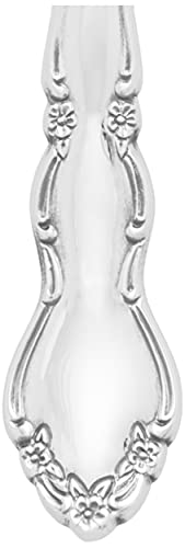 Oneida Dover Fine Flatware Teaspoons, Set of 4 , 18/10 Stainless Steel, Silverware Set, Dishwasher Safe