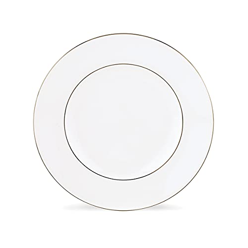 Lenox Continental Dining Platinum Accent Plate, White