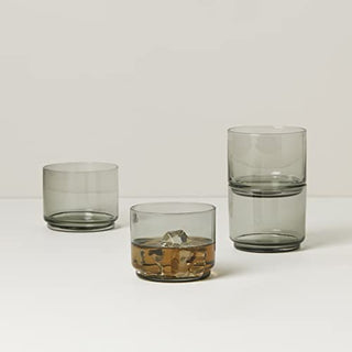 Lenox Tuscany Classics 4Pc Short Glasses, 1.10, Black