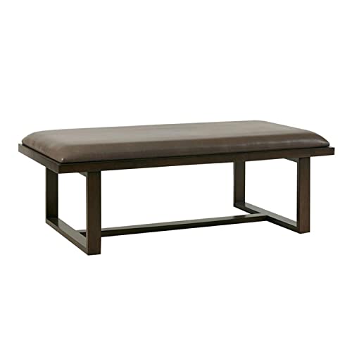 Madison Park Tracey Ottoman with Brown Finish MP101-1135