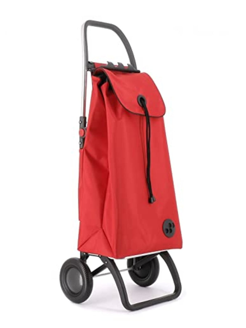 ROLSER I-Max MF 2 Wheel Foldable Shopping Trolley - Red