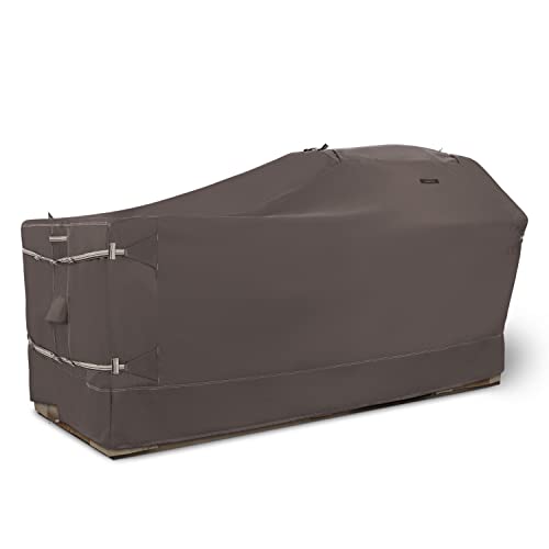 Classic Accessories Ravenna Water-Resistant 98 in. BBQ Grill Cover for Island with Left/Right Grill Head