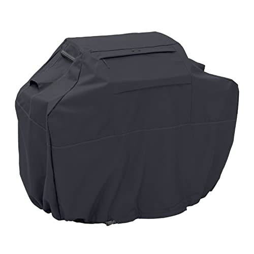 Classic Accessories Ravenna Water-Resistant 52 Inch BBQ Grill Cover, Black